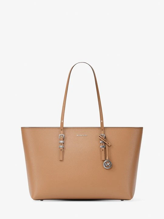 Zdjęcie produktu Duża torba tote Quinn ze skóry groszkowej Michael Kors ORZECHOWY (Brązowy)