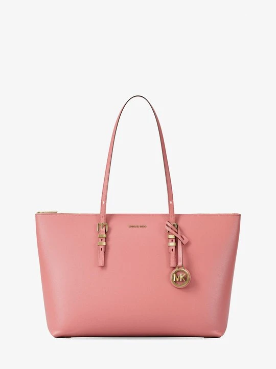 Zdjęcie produktu Duża torba tote Quinn ze skóry groszkowej Michael Kors PIERWIOSNEK (Różowy)