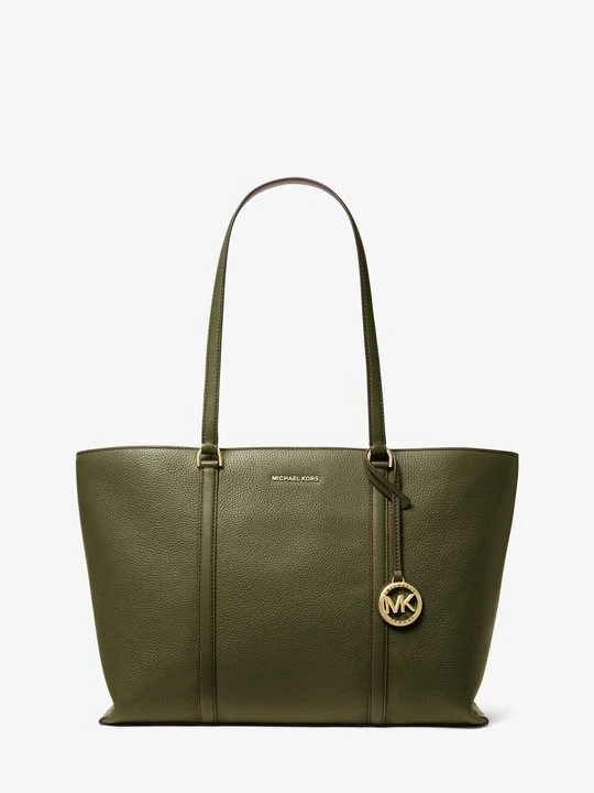 Zdjęcie produktu Duża torba tote Temple ze skóry groszkowej Michael Kors BLUSZCZ (Zielony)