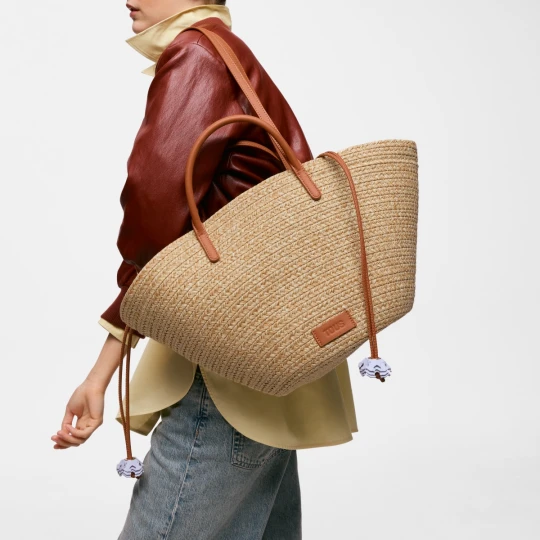Zdjęcie produktu Duża Torba Z Rączkami W Naturalnym Kolorze Tous Summer Holidays - Tous