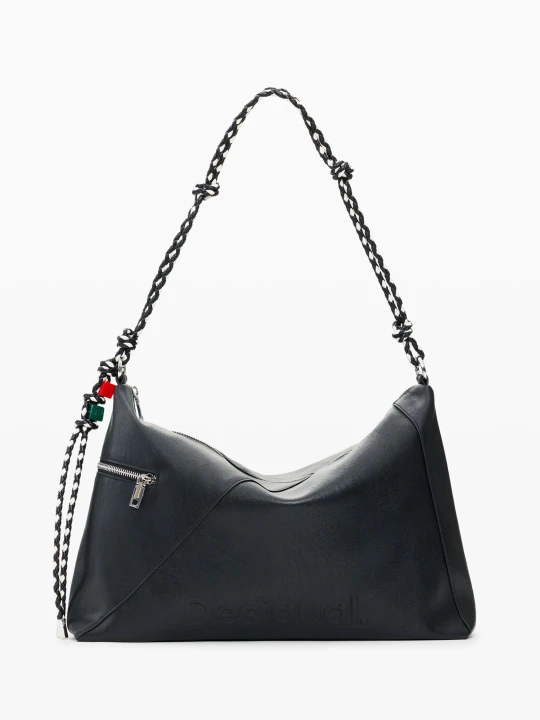Zdjęcie produktu duża torba logo charm Desigual czarny