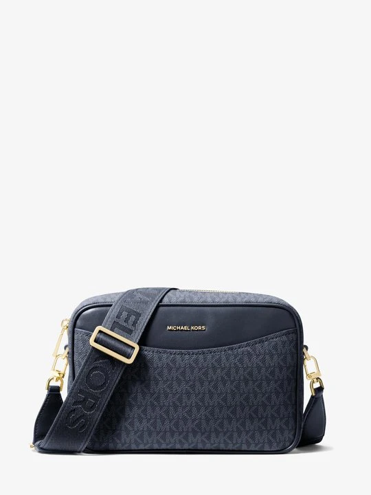 Zdjęcie produktu Duża torebka do przewieszenia przez ramię Bev z charakterystycznym logo Michael Kors PÓŁNOC (Niebieski)