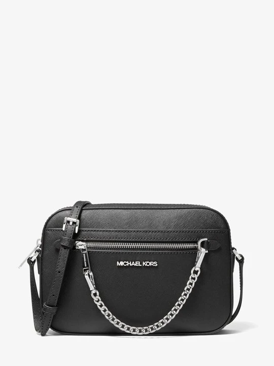 Zdjęcie produktu Duża torebka do przewieszenia przez ramię Jet Set ze skóry saffiano Michael Kors CZARNY (Czarny)