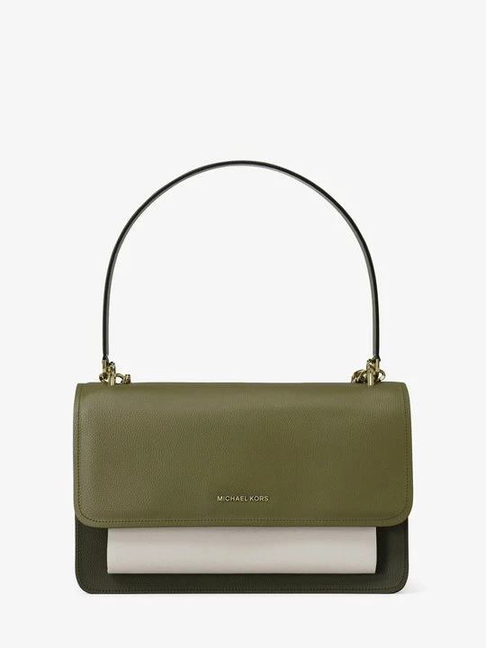 Zdjęcie produktu Duża torebka na ramię Claire ze skóry z blokami kolorów Michael Kors