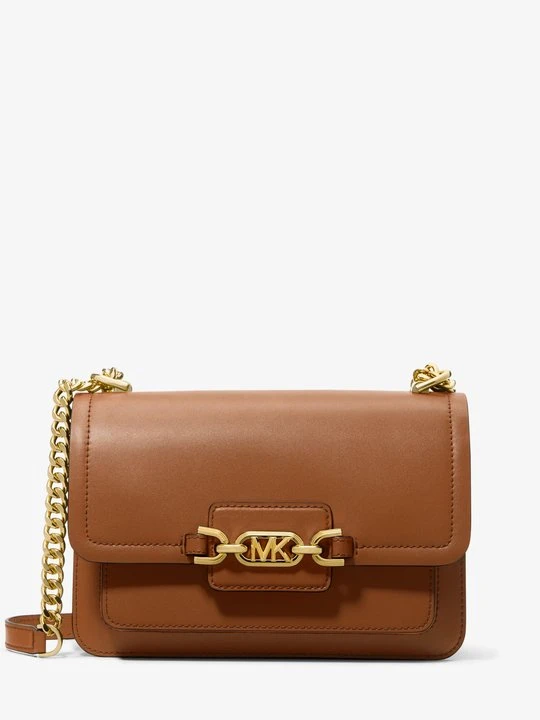 Zdjęcie produktu Duża torebka na ramię Heather ze skóry Michael Kors BRĄZOWY (Brązowy)