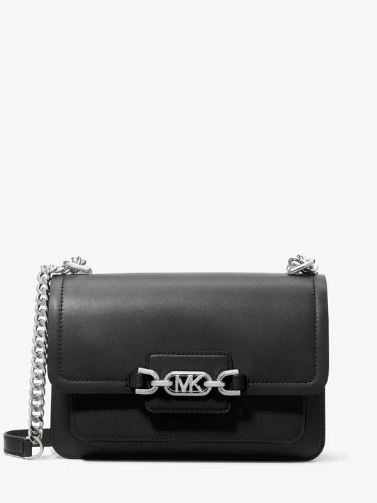 Zdjęcie produktu Duża torebka na ramię Heather ze skóry Michael Kors CZARNY (Czarny)