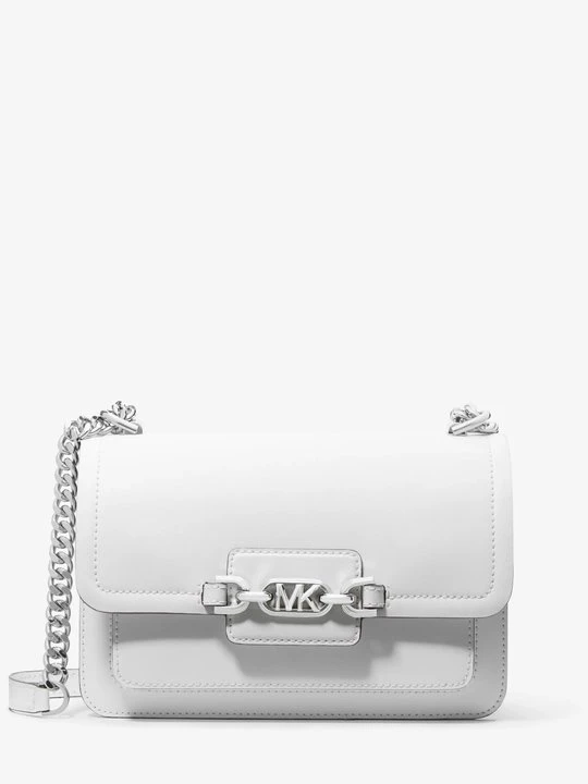 Zdjęcie produktu Duża torebka na ramię Heather ze skóry Michael Kors OPTYCZNA BIEL (Biały)