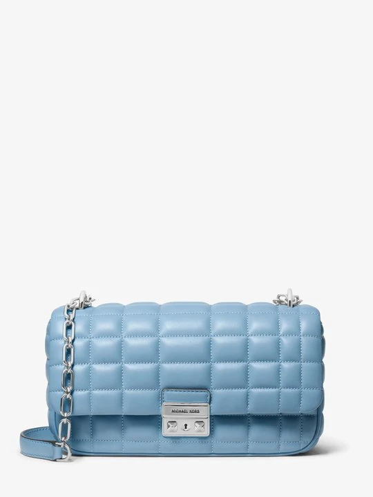 Zdjęcie produktu Duża torebka na ramię Tribeca z pikowanej skóry Michael Kors CHAMBRAY (Niebieski)