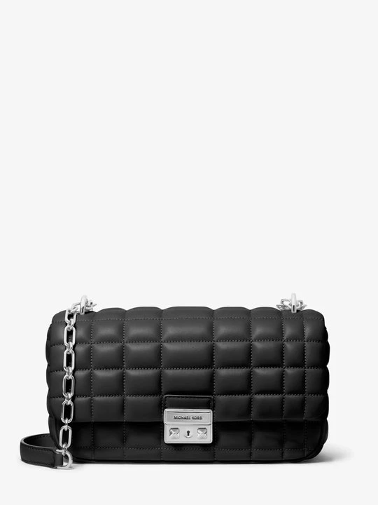 Zdjęcie produktu Duża torebka na ramię Tribeca z pikowanej skóry Michael Kors CZARNY (Czarny)