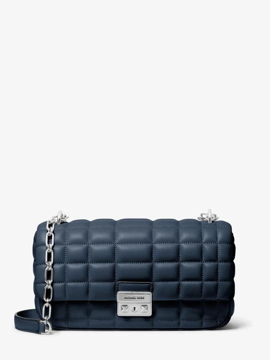 Zdjęcie produktu Duża torebka na ramię Tribeca z pikowanej skóry Michael Kors GRANATOWY (Niebieski)