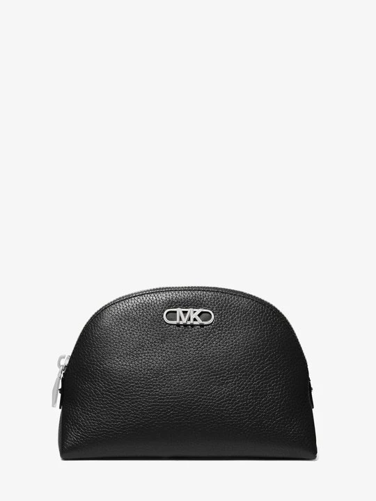 Zdjęcie produktu Duża torebka podróżna Empire z groszkowej skóry Michael Kors CZARNY (Czarny)