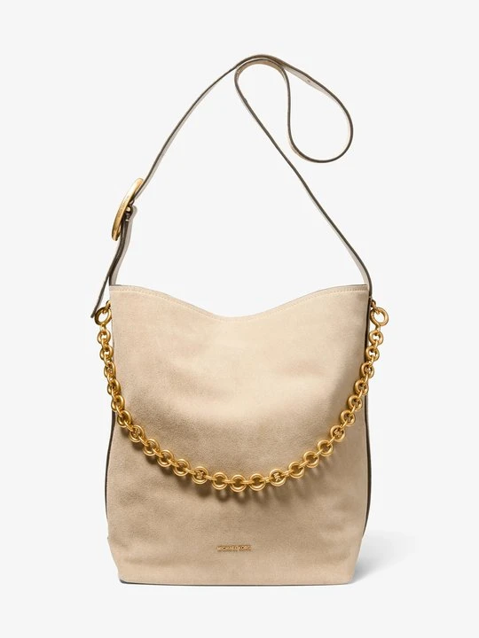 Zdjęcie produktu Duża zamszowa torba tote Nolita Michael Kors