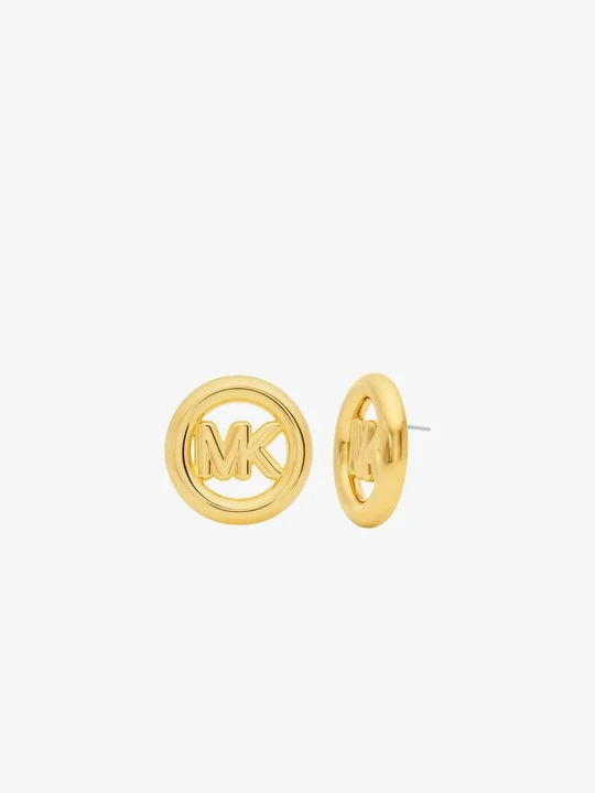 Zdjęcie produktu Duże kolczyki sztyfty z logo Michael Kors ZŁOTY (Złoty)