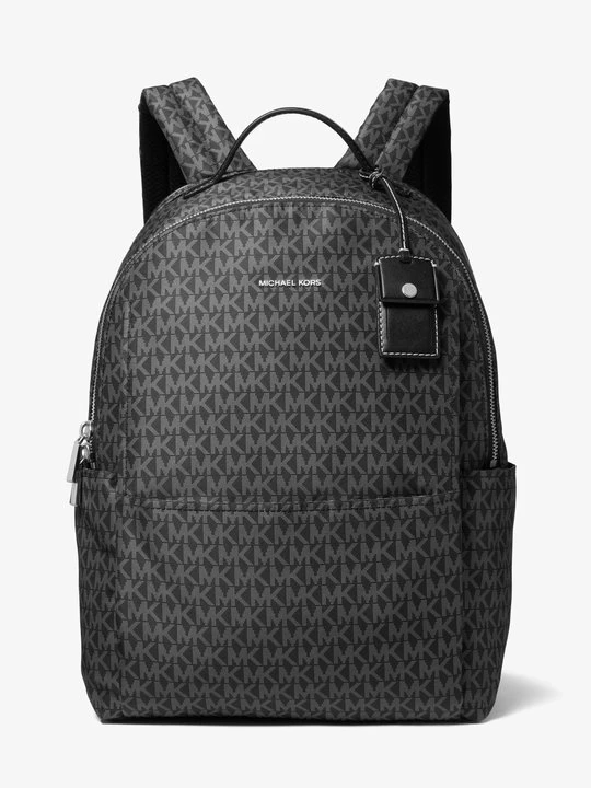 Zdjęcie produktu Duży plecak Sable z nadrukiem w charakterystyczne logo Michael Kors CZARNY (Czarny)