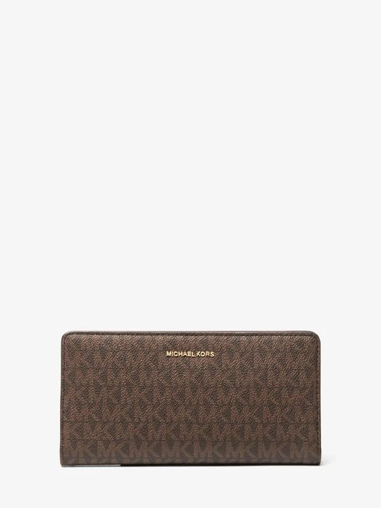 Zdjęcie produktu Duży portfel Bryant z charakterystycznym logo i zapięciem na zatrzask z przodu Michael Kors