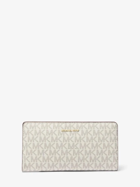 Zdjęcie produktu Duży portfel Bryant z charakterystycznym logo i zapięciem na zatrzask z przodu Michael Kors