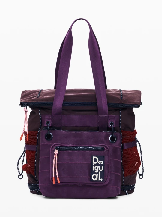 Zdjęcie produktu Duży wielopozycyjny plecak voyager Desigual czerwony