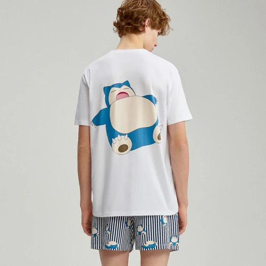 Zdjęcie produktu Dwuczęściowa piżama Pokémon Snorlax House biały