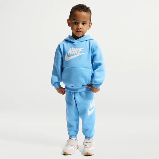 Zdjęcie produktu Dwuczęściowy dzianinowy zestaw dla maluchów Nike Club - Niebieski