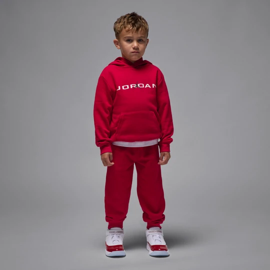 Zdjęcie produktu Dwuczęściowy dzianinowy zestaw dla małych dzieci Baseline Jordan - Czerwony