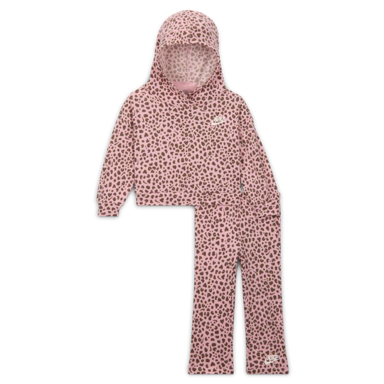Zdjęcie produktu Dwuczęściowy prążkowany zestaw dla niemowląt Nike Wild Warmth (12–24 M) - Różowy