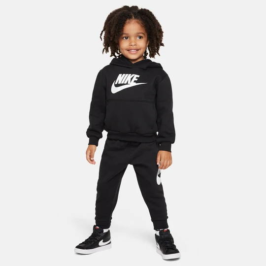 Zdjęcie produktu Dwuczęściowy dzianinowy zestaw dla maluchów Nike Club - Czerń