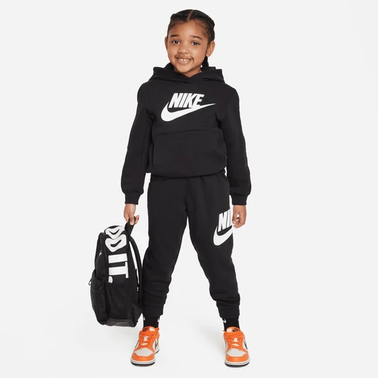 Zdjęcie produktu Dwuczęściowy dzianinowy zestaw dla małych dzieci Nike Club - Czerń