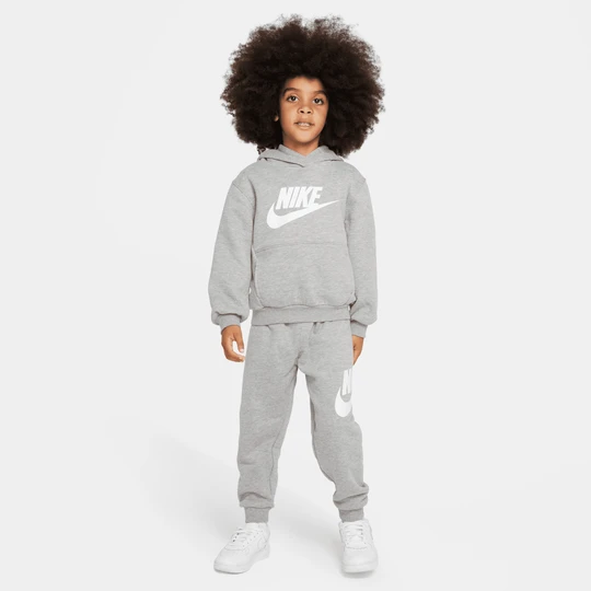 Zdjęcie produktu Dwuczęściowy dzianinowy zestaw dla małych dzieci Nike Club - Szary
