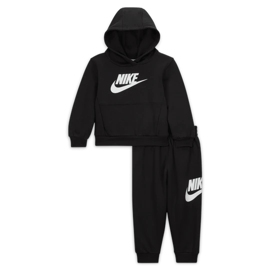 Zdjęcie produktu Dwuczęściowy dzianinowy zestaw dla niemowląt Nike Club (12–24 M) - Czerń