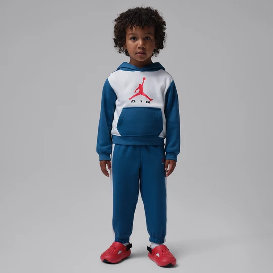 Zdjęcie produktu Dwuczęściowy zestaw z bluzą z kapturem dla maluchów Air Jordan - Niebieski