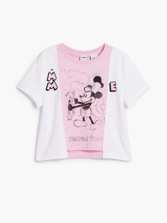 Zdjęcie produktu Dwukolorowa koszulka Minnie Mouse™ Desigual biały