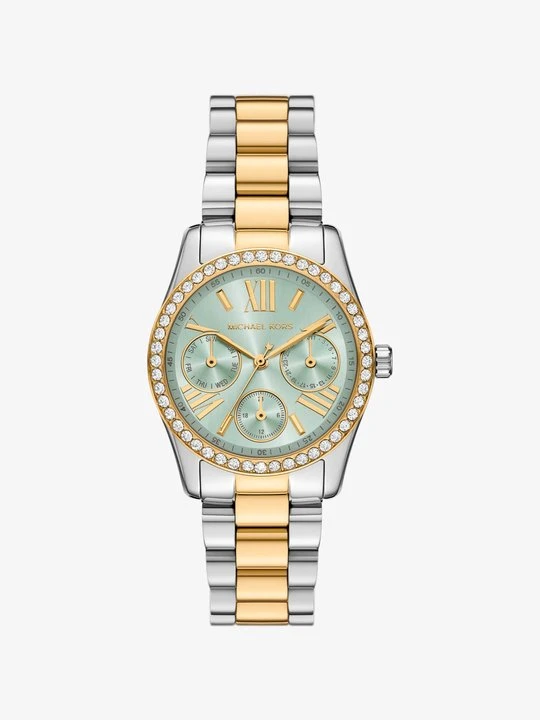 Zdjęcie produktu Dwukolorowy zegarek Lexington z kryształkami pavé Michael Kors DWA KOLORY (Srebrny)