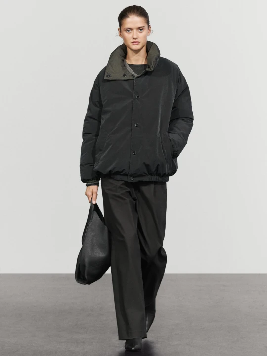 Zdjęcie produktu Dwustronna Kurtka Puchowa - Brązowy - Massimo Dutti - Female