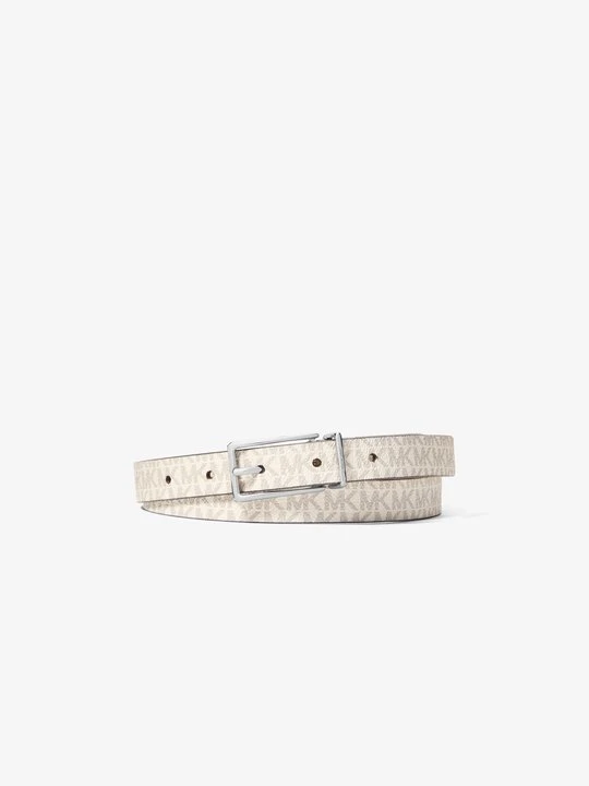 Zdjęcie produktu Dwustronny skórzany pasek z charakterystycznym logo Michael Kors
