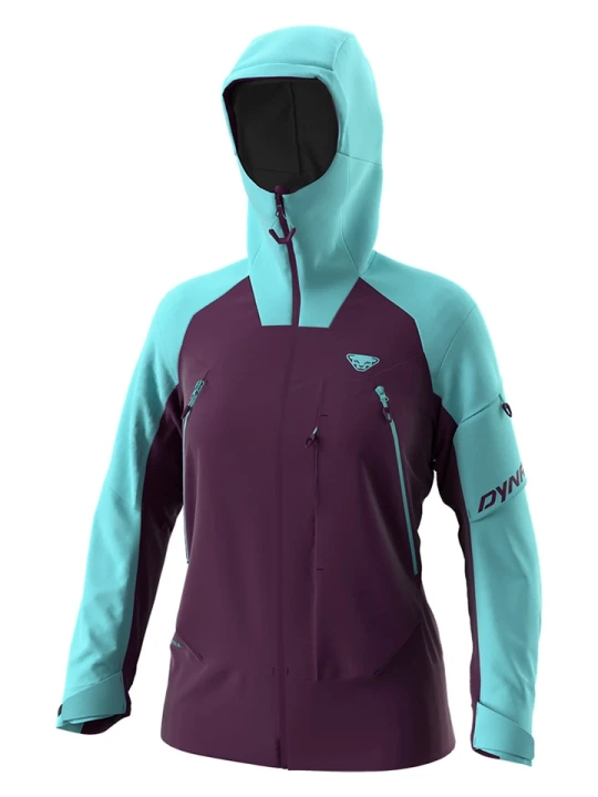 Zdjęcie produktu DYNAFIT Kurtka narciarska "Tigard GTX" w kolorze fioletowo-błękitnym rozmiar: S