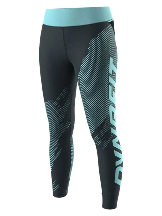 Zdjęcie produktu DYNAFIT Legginsy funkcyjne "Ultra Graphic" w kolorze granatowym rozmiar: S