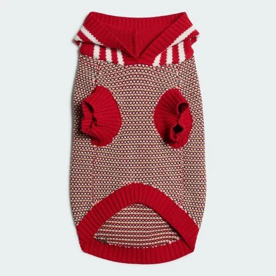 Zdjęcie produktu DZIANINOWA BLUZA Z KAPTUREM DLA PUPILA Adidas czerwony