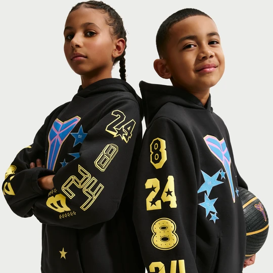 Zdjęcie produktu Dzianinowa bluza z kapturem do koszykówki dla dużych dzieci Kobe All-Star Weekend - Czerń Nike