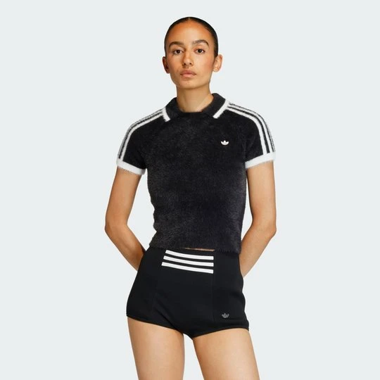 Zdjęcie produktu DZIANINOWA KOSZULKA CALI Adidas czarny