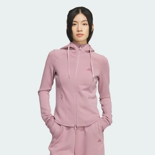 Zdjęcie produktu DZIANINOWA KURTKA SLIM Adidas Magic Mauve