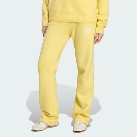 Zdjęcie produktu Dzianinowe Spodnie adidas Originals Athletic Dept Almost Yellow