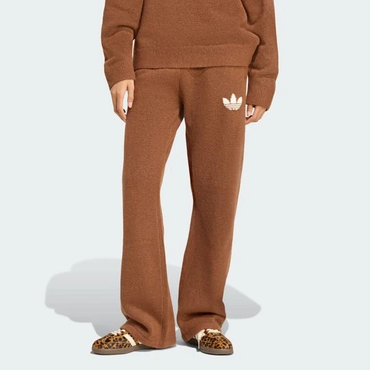 Zdjęcie produktu Dzianinowe Spodnie adidas Originals Athletic Dept Preloved Brown