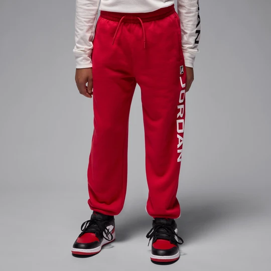 Zdjęcie produktu Dzianinowe spodnie dla dużych dzieci Baseline Jordan Essentials - Czerwony
