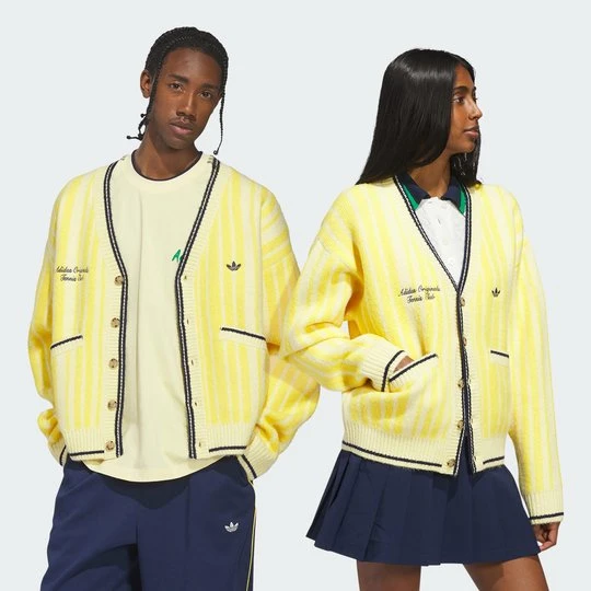 Zdjęcie produktu DZIANINOWY KARDIGAN CHEVIOT Adidas Almost Yellow