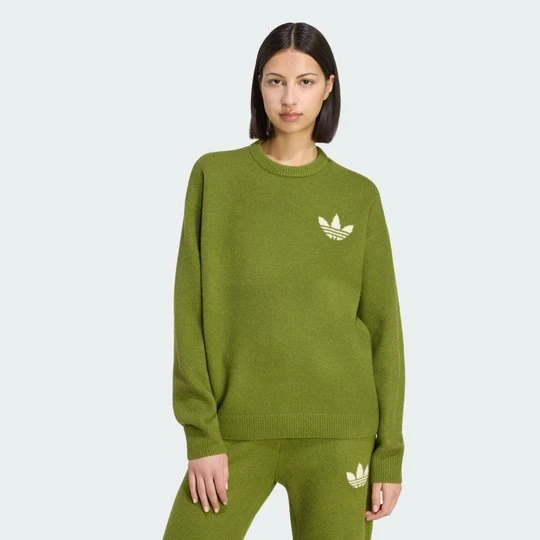 Zdjęcie produktu Dzianinowy Sweter adidas Originals Athletic Dept Tech Olive
