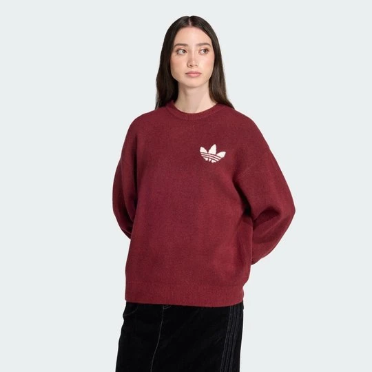 Zdjęcie produktu Dzianinowy Sweter adidas Originals Athletic Dept Shadow Red