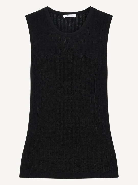 Zdjęcie produktu dzianinowy top czarny Tamaris