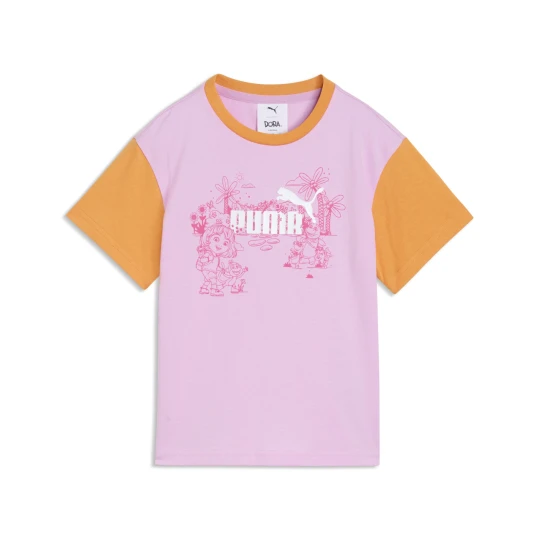Zdjęcie produktu Dziecięca koszulka o luźnym kroju PUMA x DORA THE EXPLORER Graphic, Akcesoria, Różowy
