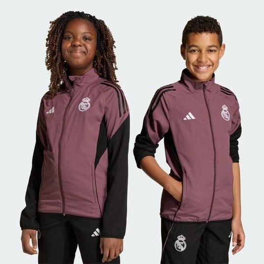 Zdjęcie produktu Dziecięca bluza reprezentacyjna Real Madryt Tiro 25 Competition Adidas fioletowy