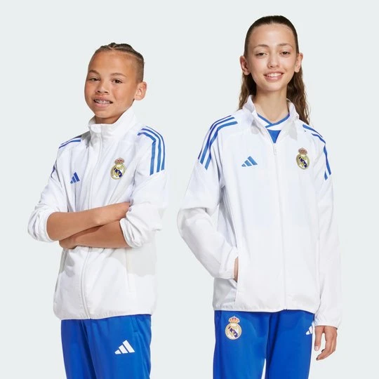 Zdjęcie produktu Dziecięca bluza reprezentacyjna Real Madryt Tiro 25 Competition Adidas biały